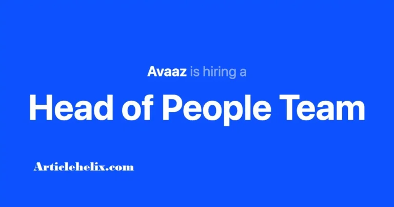 Avaaz is hiring a Head of People Team job